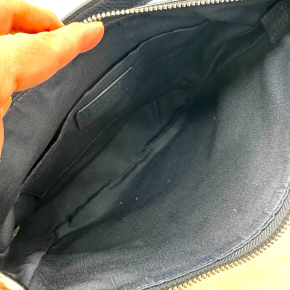 Coach Ellie File Bag Indigo Blue Like New - Picture 14 of 16